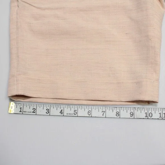 Italo Ferretti NWT Chino / Bermuda Shorts Size L Light Orange Cotton & Linen